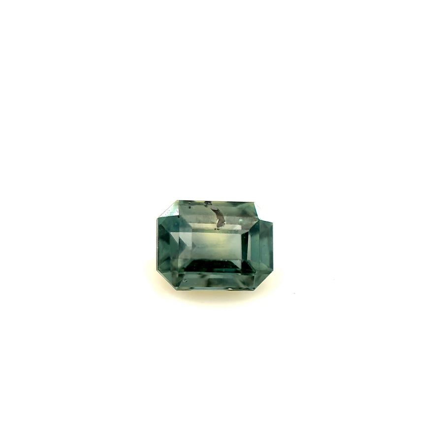 1.03ct No Heat Teal Madagascar Sapphire, Emerald Cut · GEM-5937