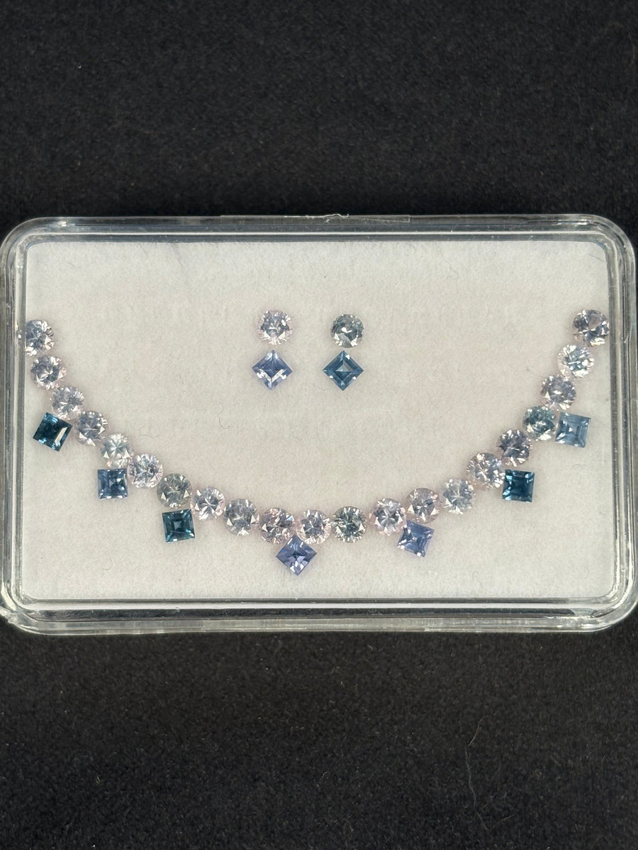 4.25ctw Spinel Lot from Burma, 32 stones, 3 mm