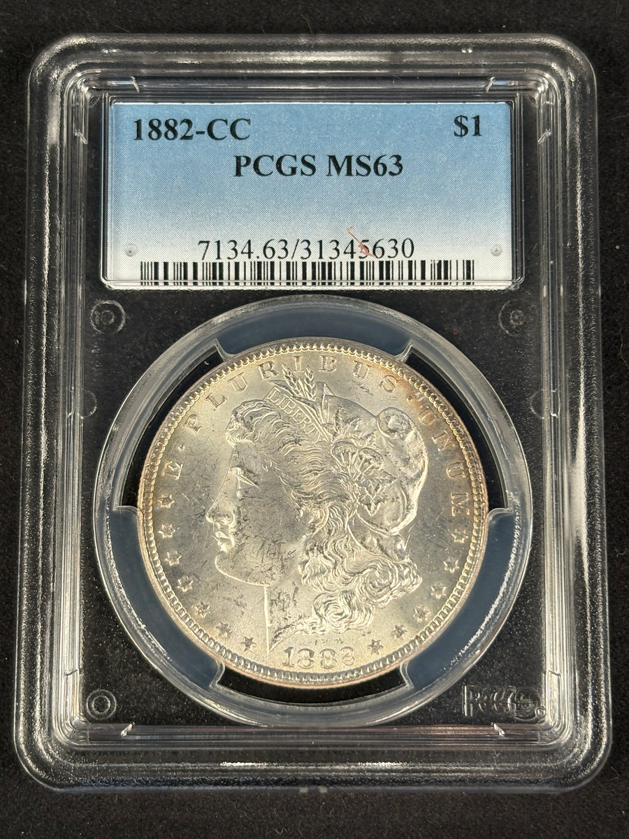 1882-CC Silver Dollar PCGS MS63