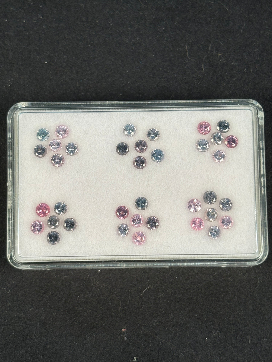 4.53ctw Spinel Lot from Burma, 37 stones, 3 mm
