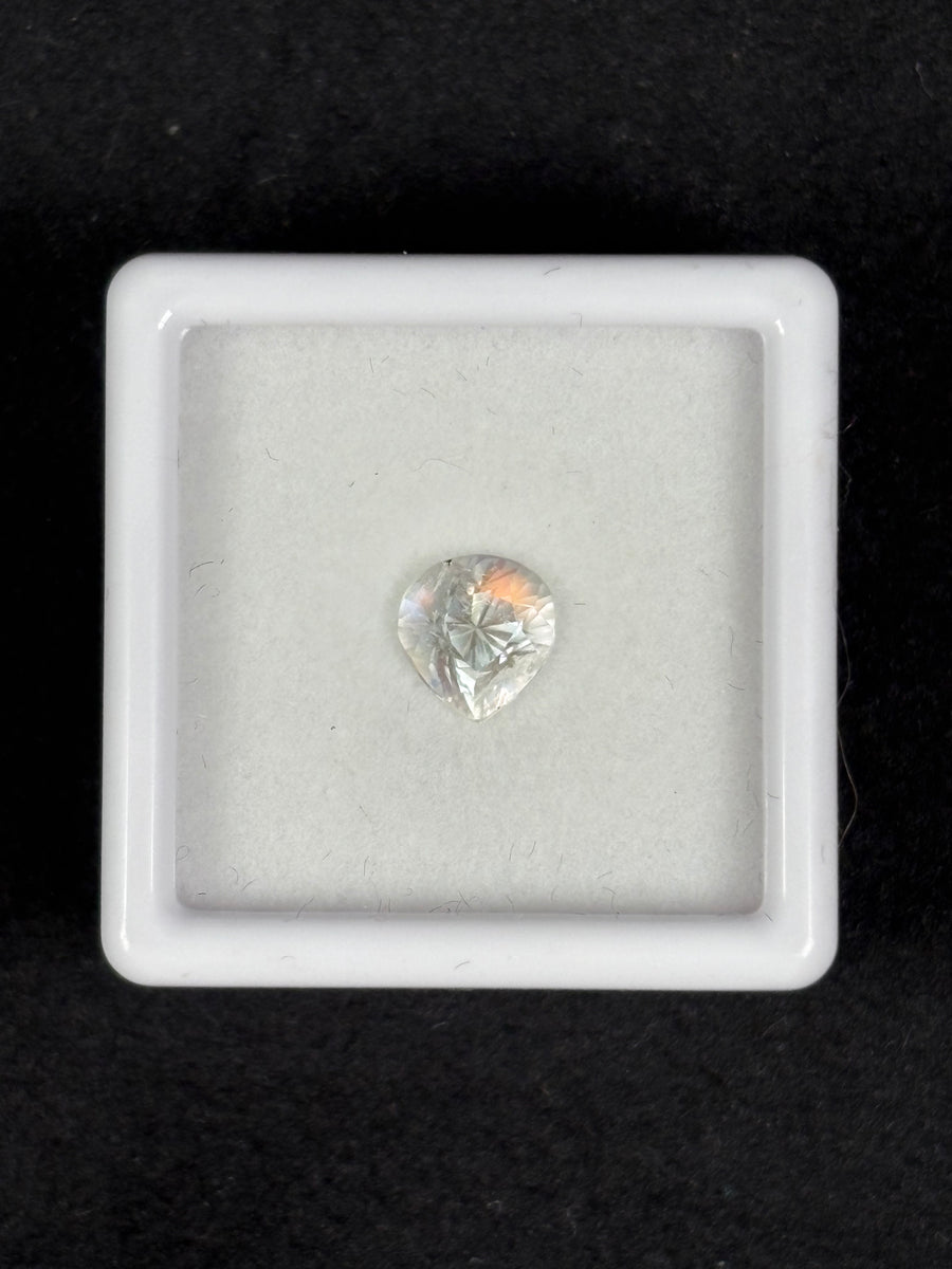 1.16ct Moonstone from Madagascar, Pear, 6.7x6.5 mm