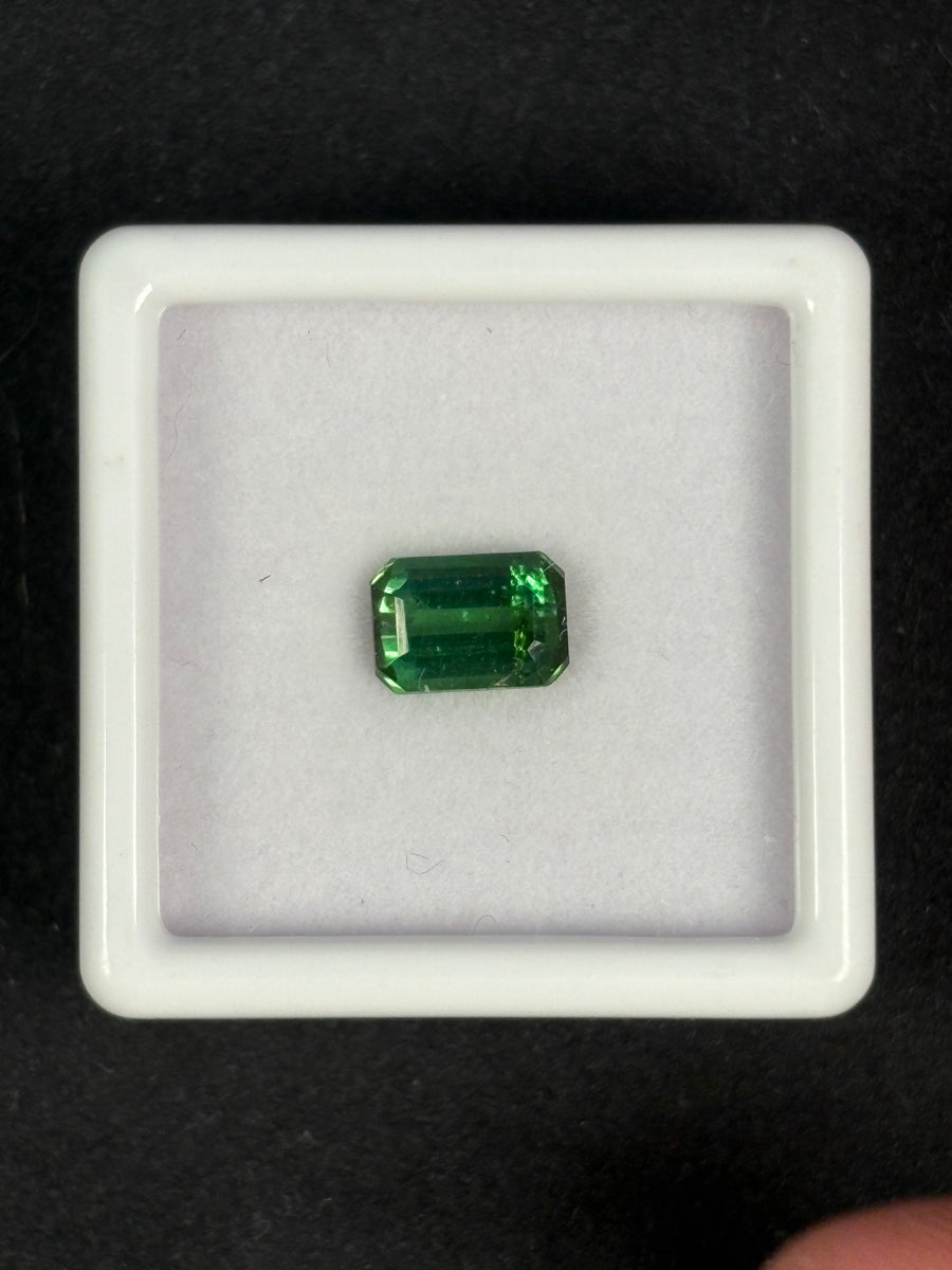 1.23ct green tourmaline gemstone