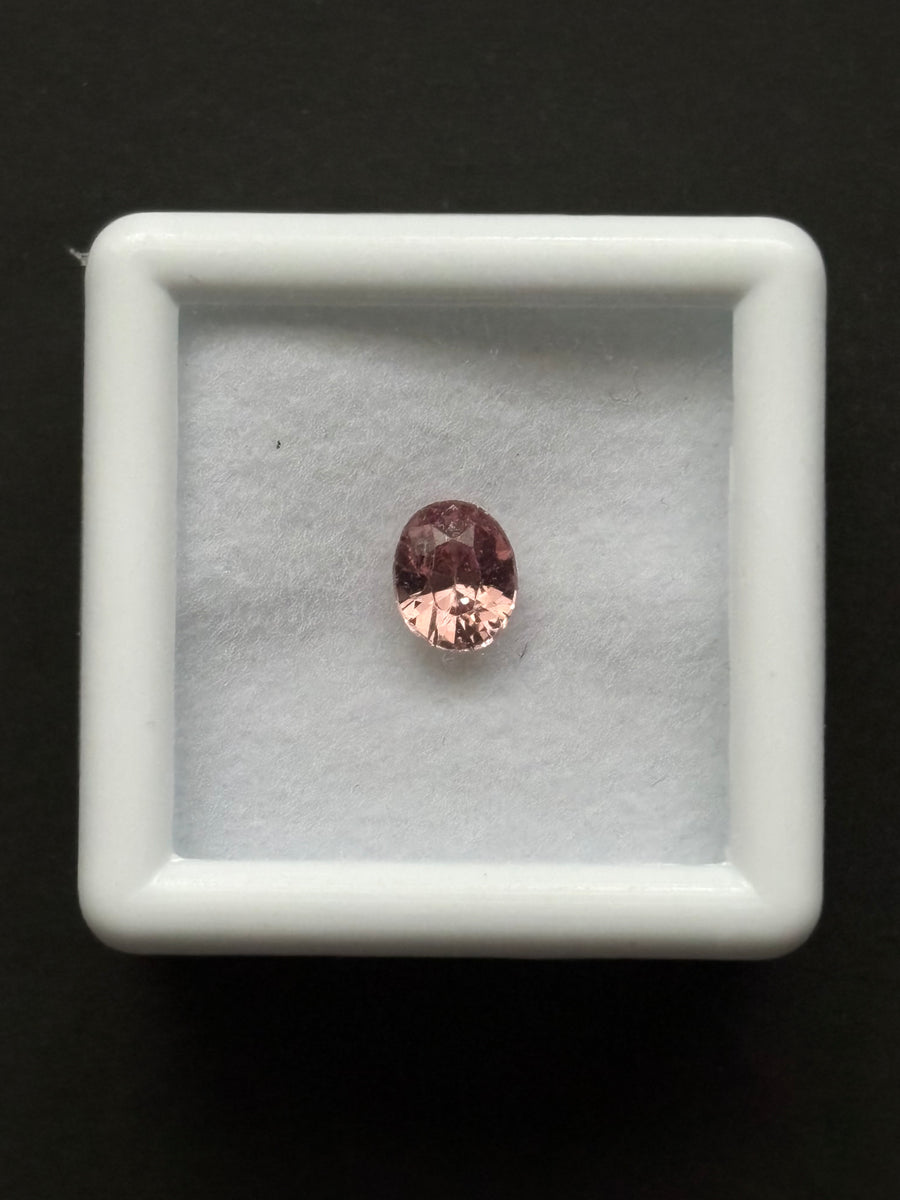 0.81ct Malaya Garnet from Tanzania · GEM-6286