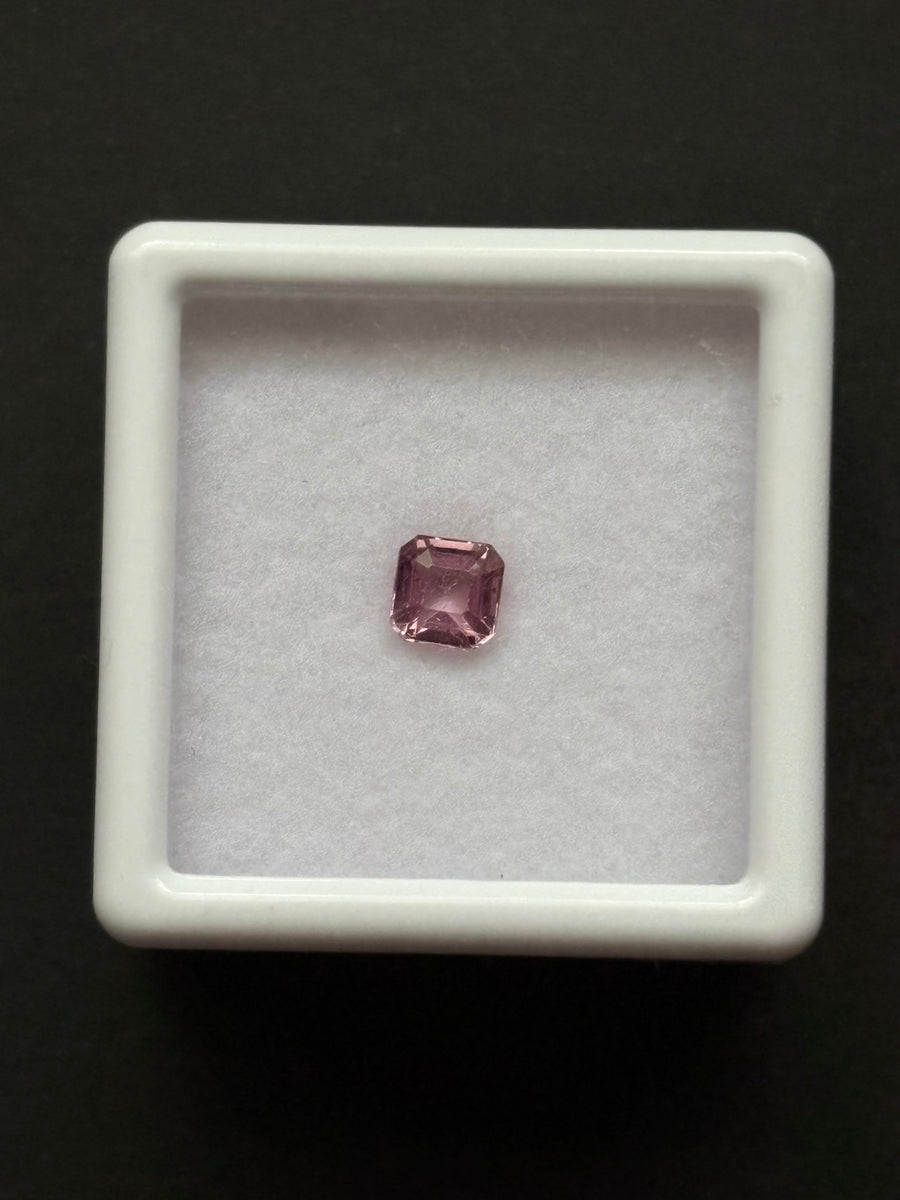 0.52ct Malaya Garnet from Tanzania, Emerald Cut · GEM-6277