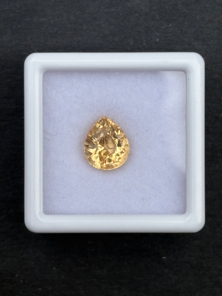 2.55ct Grossular Garnet, Pear, 8.5x7.3 mm