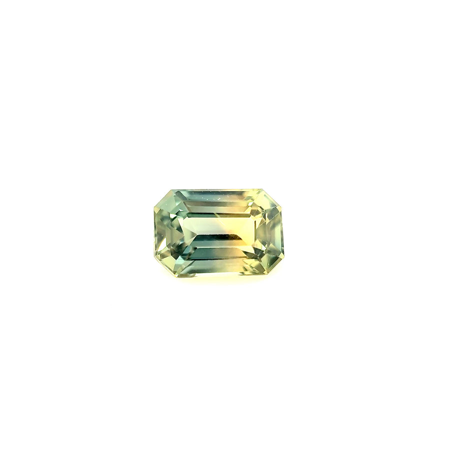 1.40ct Bicolor No Heat Sapphire, Emerald Cut, GFCO Certified · GEM-5728