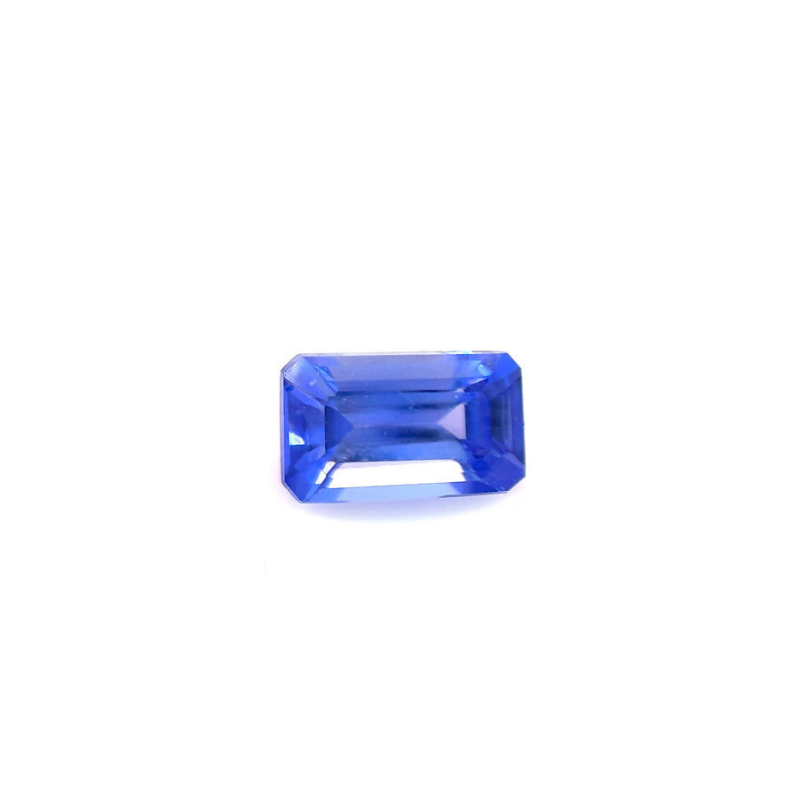 0.97ct Heated Tanzanite Emerald Cut, 7.2 x 5.3 x 3.5mm · GEM-5991