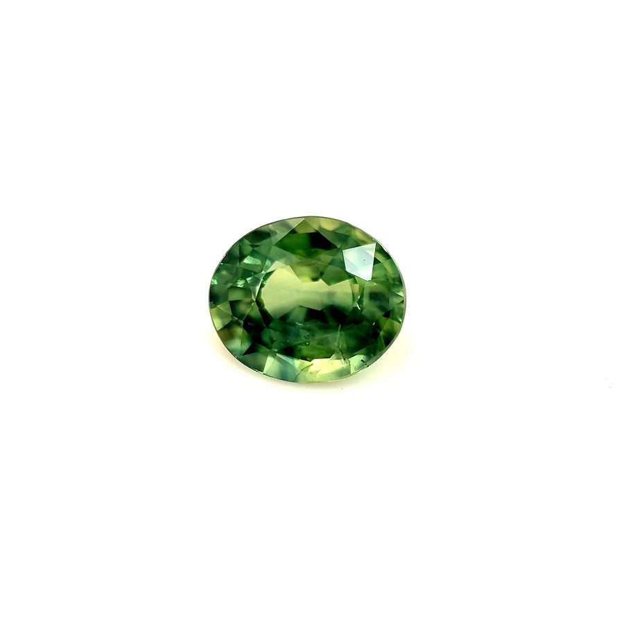 1.5ct heated teal Australian sapphire, oval cut