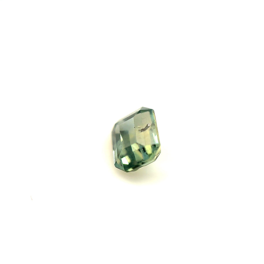 1.03ct No Heat Teal Madagascar Sapphire, Emerald Cut · GEM-5937