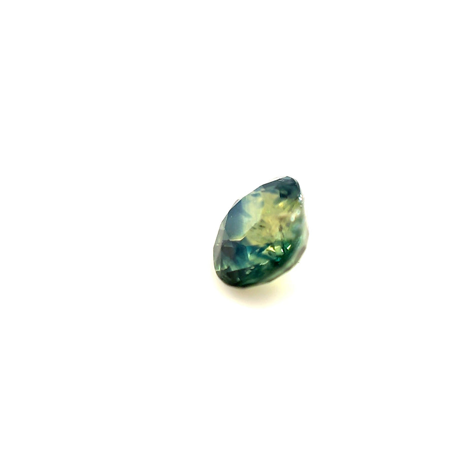 1.32ct Bicolor No Heat Madagascar Sapphire Cushion, 6.5 x 5.7 x 3.7mm · GEM-5943