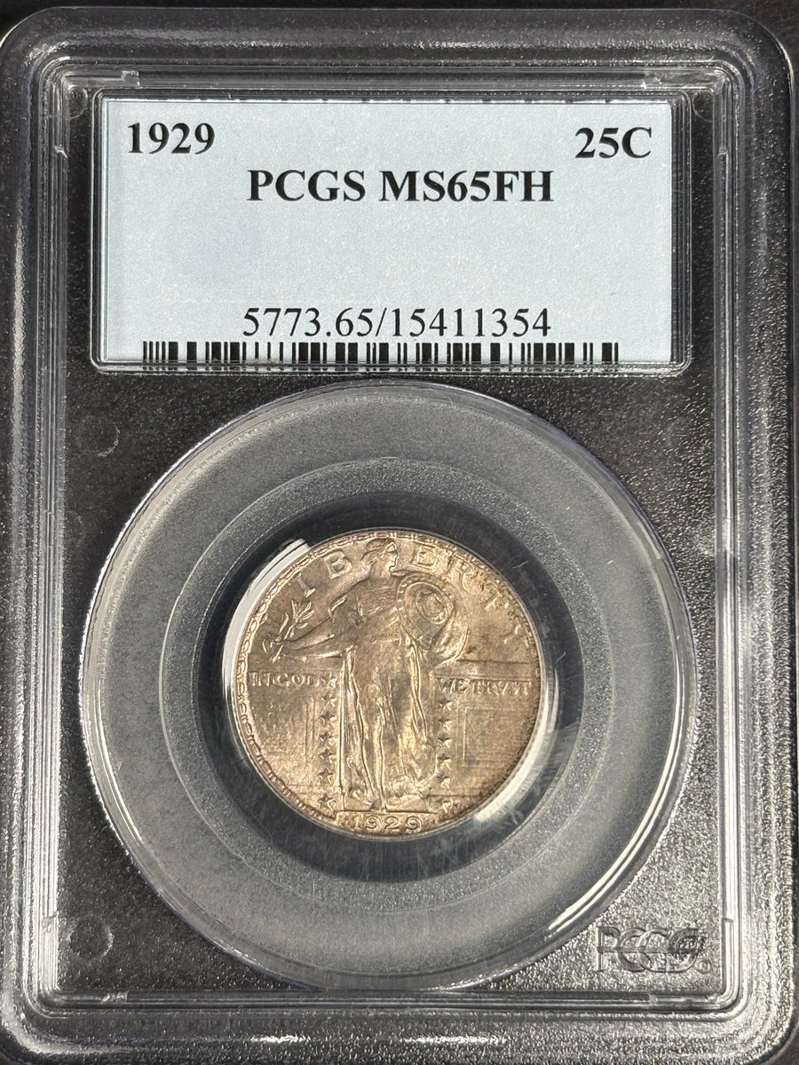 1929 Standing Liberty quarter, PCGS MS-65 FH