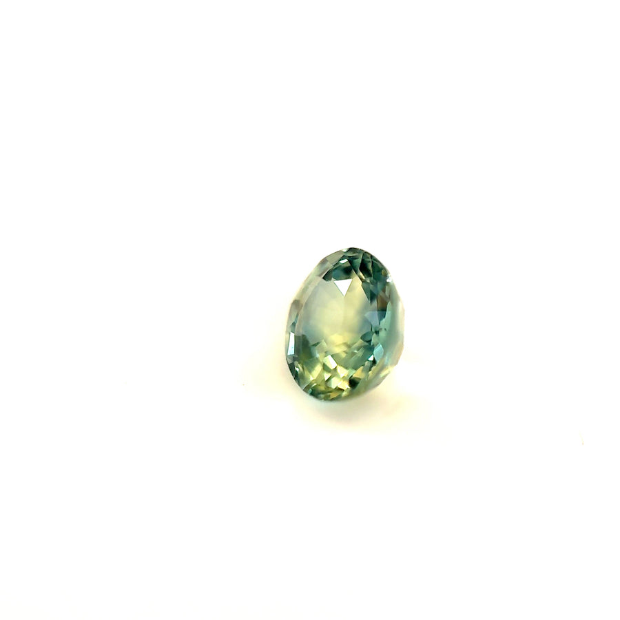 1.11ct heated blue Australian sapphire, oval cut — view 2