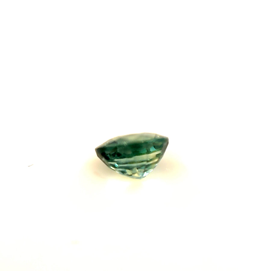 1.11ct heated blue Australian sapphire, oval cut — view 3