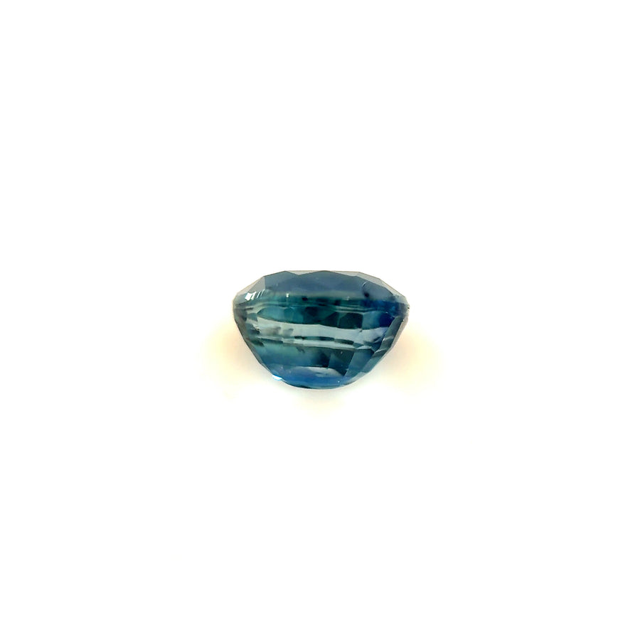 1.38ct heated blue Ceylon sapphire, oval cut — view 3