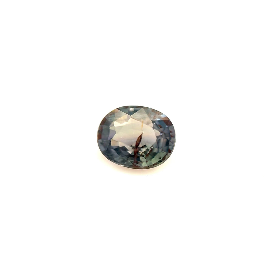 1.22ct unheated purple-green color change sapphire — view 5