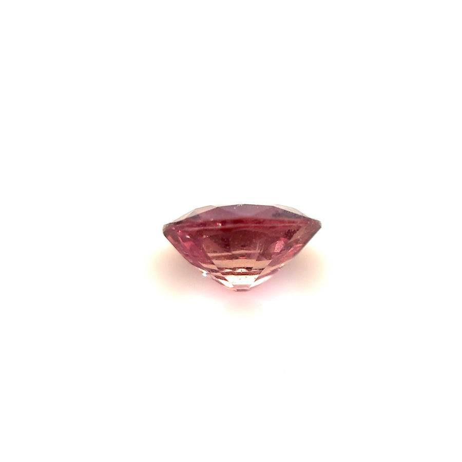 1.70ct heated purple sapphire, oval cut — view 3