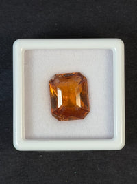 6.13ct Orange Grossular Garnet, Octagon, 12.3x10 mm · GEM-7344