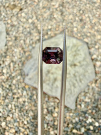2.65ct Purple Burma Spinel Octagon, 8 x 6.8 x 6mm · GEM-9012