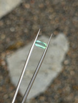 1.36ct green tourmaline gemstone from Afghanistan