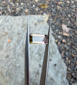 2.31ct bicolor tourmaline gemstone from Afghanistan
