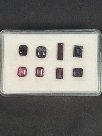 7.42ctw Spinel Lot from Burma, 8 stones, 5x5 - 9x3.5 mm · GEM-5562