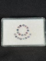 2.35ctw Spinel Lot from Burma, 20 stones, 3 mm