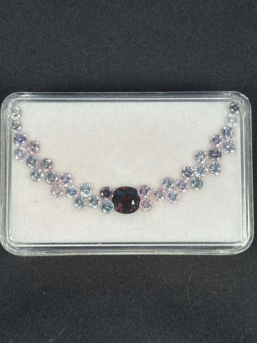 4.97ctw Spinel Lot, 35 stones, 3.5x3.5 - 6.5x6 mm