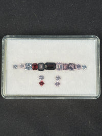4.34ctw Spinel Lot from Burma, 15 stones, 3x3 - 7.5x4.5 mm · GEM-5405