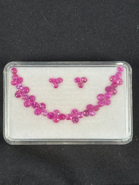 5.48ctw Heated Pink Sapphire Lot from Madagascar, 37 stones, 2.5x2 - 3.5x3 mm · GEM-5398