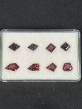 6.82ctw Spinel Lot from Burma, 8 stones, 7x6.5 - 10x5.5 mm