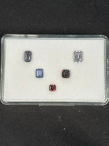 3.2ctw Spinel Lot from Burma, 5 stones, 3.5x3.5 - 6x5 mm
