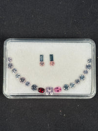 3.81ctw Spinel Lot from Burma, 21 stones, 3x3 - 5x4.5 mm · GEM-5409