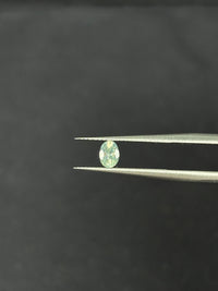 0.34ct Green Alexandrite Oval, 4.5x3.5 mm