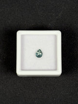 0.52ct Unheated Green Sapphire, Pear, 5.5x4.5 mm, VS