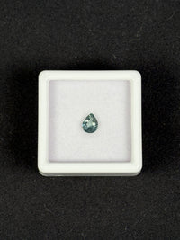 0.52ct Unheated Green Sapphire, Pear, 5.5x4.5 mm, VS · GEM-5361