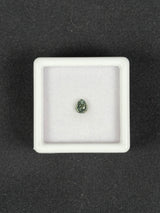 0.48ct Unheated Green Sapphire, Pear, 4.5x3.8 mm, VVS
