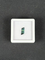 0.7ct Heated Lozenge Cut Blue Sapphire from Australia, 7.2x3.5 mm