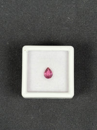 0.64ct Purplish Pink Rhodolite Garnet, Pear, 6.4x4.7 mm, VS