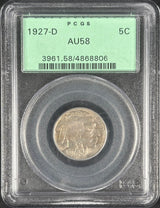 1927-D Buffalo Nickel PCGS AU58 OGH