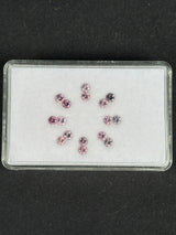1.86ctw Spinel Lot from Burma, 16 stones, 3.5 mm