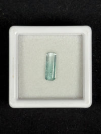 0.80ct Bluish Green Bicolor Tourmaline Elongated Emerald Cut · GEM-5712