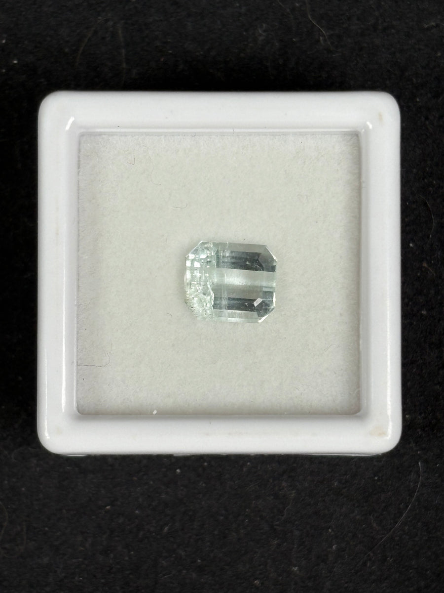 1.86ct mint green tourmaline, emerald cut