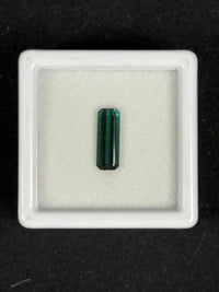 1.02ct Strong Bluish Green Tourmaline Baguette · GEM-5706