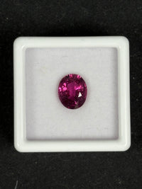2.58ct Purple Rhodolite Garnet from Tanzania, Oval, 9x7.5 mm · GEM-5670
