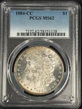 1884-CC Morgan Dollar PCGS MS62