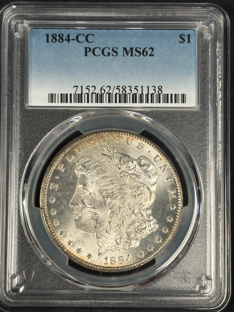 1884-CC Morgan Dollar PCGS MS62