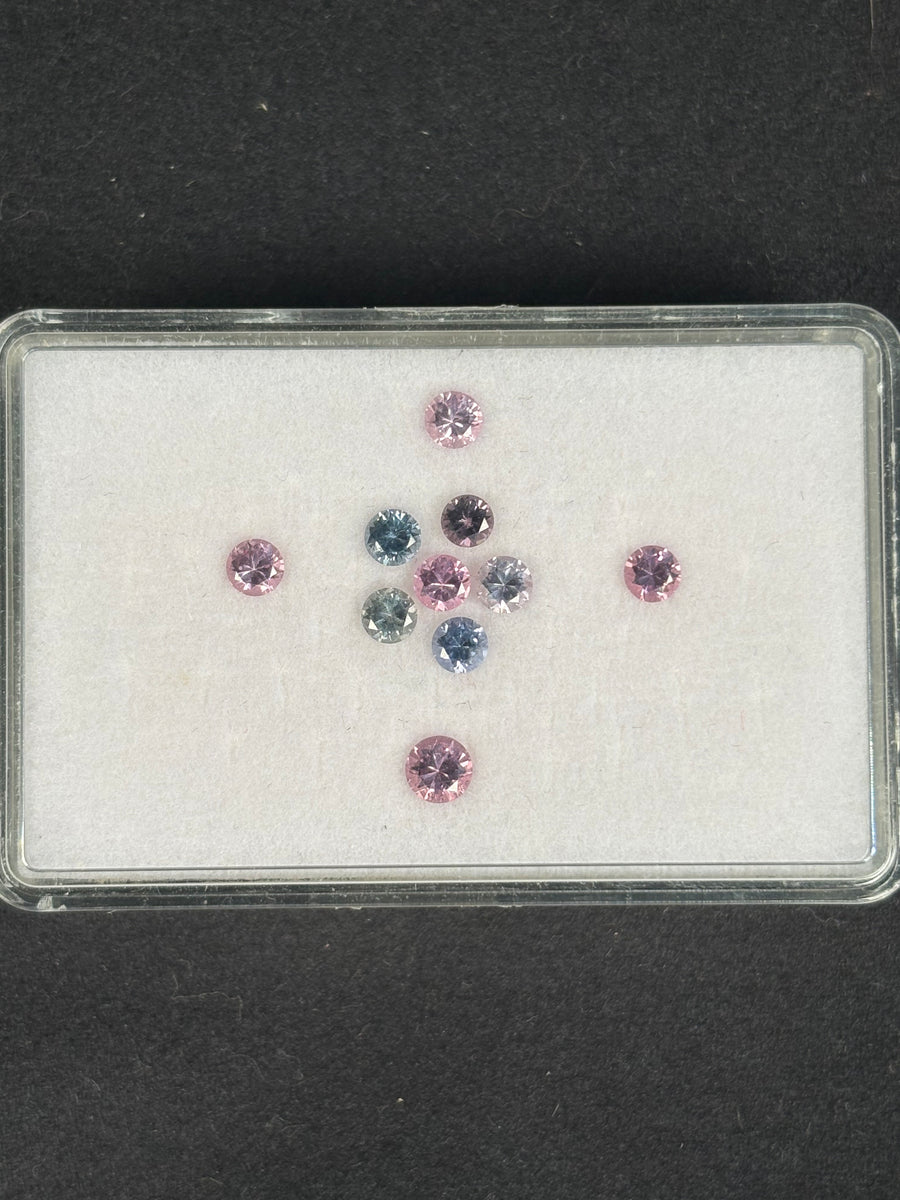 2.07ctw Spinel Lot from Burma, 10 stones, 3.5 - 4 mm · GEM-5680