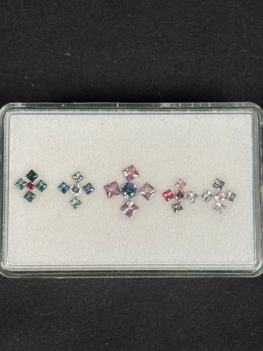 1.76ctw Spinel Lot, 25 stones, 2 - 3.5 mm · GEM-5677