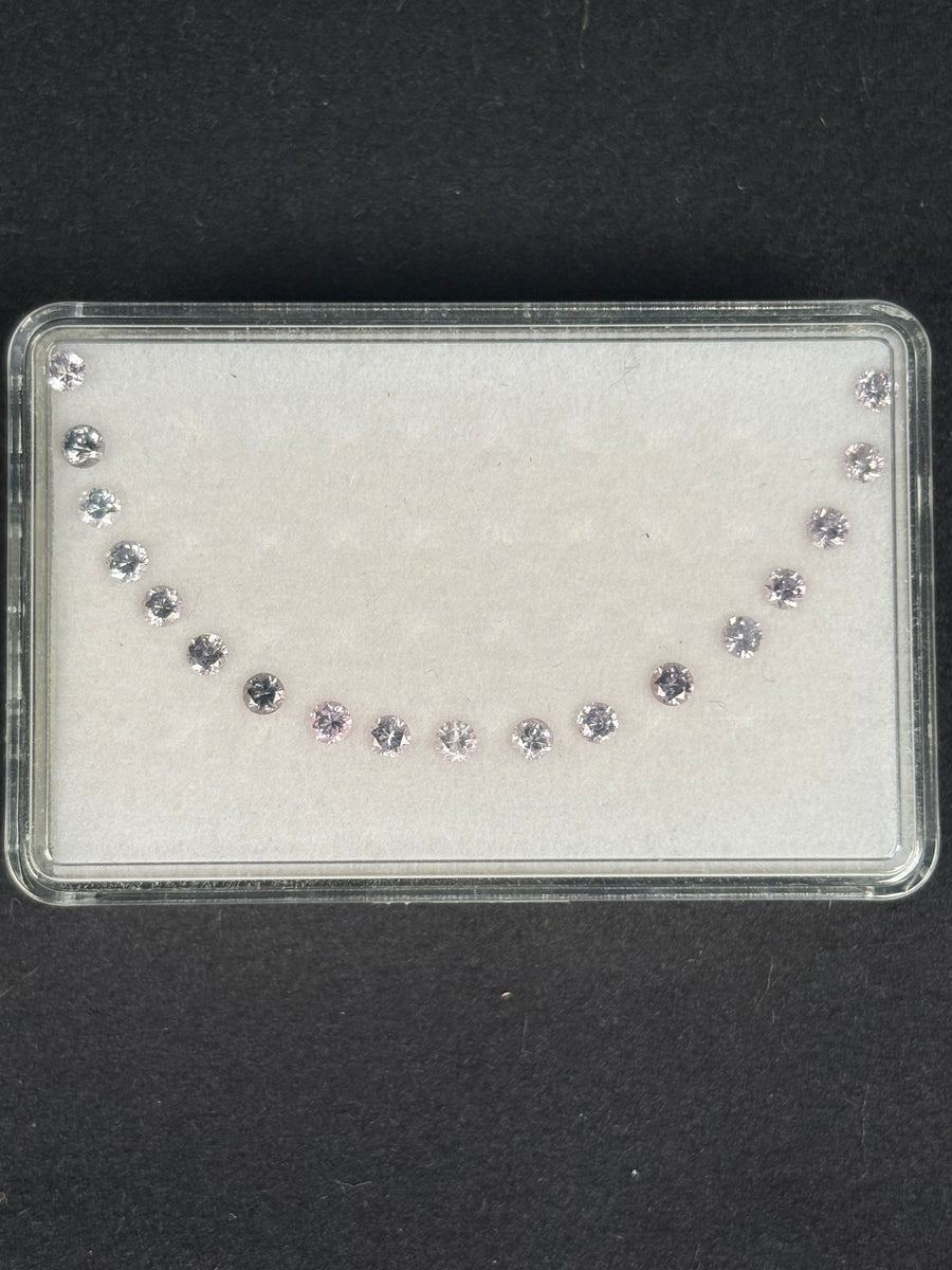1.49ctw Spinel Lot from Burma, 18 stones, 2.5 mm · GEM-5689