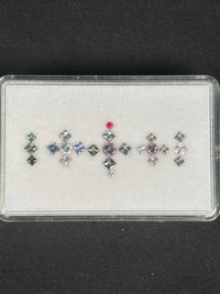 1.91ctw Spinel Lot, 23 stones, 2 - 3.5 mm · GEM-5692